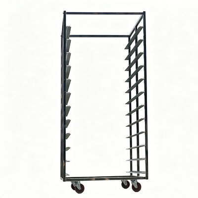 Aluminium-Ofenfach 600 X 400 Handelsbrotkarren Karren Regale Edelstahl Backregal mit 20 Pfanne Hilfsladen bun
