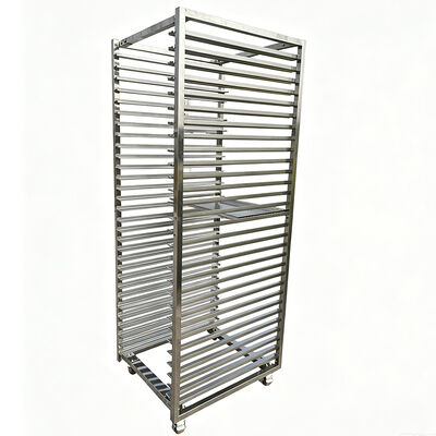 Kommerzielle 15 Schichten 600 x 400 Edelstahl Aluminium Ofen Bun Pan Blatt Lebensmittel Brot Bäckerei Kühlschachtle Trolleybäcker
