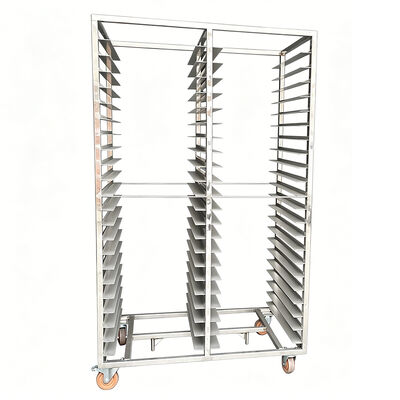 Ein guter Preis. Kommerzieller Hochleistungs-Edelstahl SUS 304 SUS 316, geschlossene Kühlung, rollende Backform, Ofenwagen, Regalwagen, Backblechregal für Lebensmittel, 600 x 400 Online