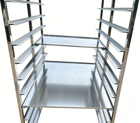 Industrie-Dampf-Heavy Duty Oven Kuchenbackocher 800x600mm 32 15 Schicht 60x40 16 Tray Edelstahl 304 Trolley Bun Pan Rack