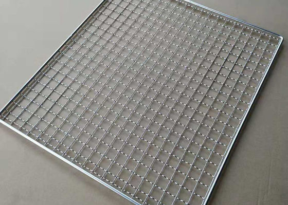450mmx300mm 304 Edelstahl-Grill-Maschendraht-Backen/abkühlender Behälter