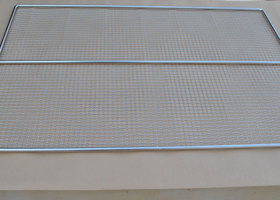 40*30cm Webart-Art-Grill-Maschendraht-Edelstahl-Backblech für BBQ