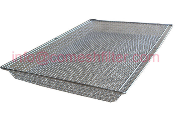 Perforierte Maschendraht-Behälter-Backofen-Pan-Blatt-Pan kundengebundene Größe