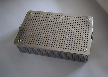 Ein guter Preis. Medizinischer Edelstahl-perforierter Blechtafel-Sterilisations-Korb 38x30x5cm Online
