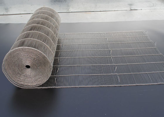 316 Grad-flaches Flexedelstahl-Maschendraht-Förderband für Bäckerei