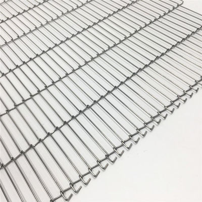 Edelstahl-Pizza-Oven Ladder Chain-Verbindung Förderer-Flachdraht Mesh Flex Belt für Schokolade bekleiden, 304 316