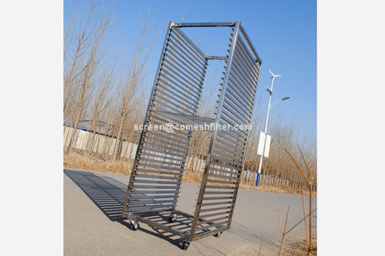 Ein guter Preis. 201 Edelstahl-Gestell-Laufkatze der schweren Lasts-1.0mm Online