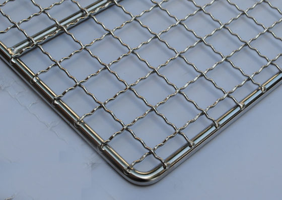 304 GRAD-FDA-Edelstahl Mesh Tray For Food