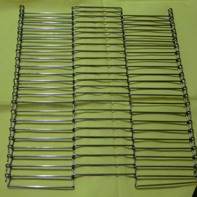 304 316 Metalledelstahl Mesh Flat Flex Conveyor Belt für Oven Freezer Dryer Furnace-Lebensmittelverarbeitung