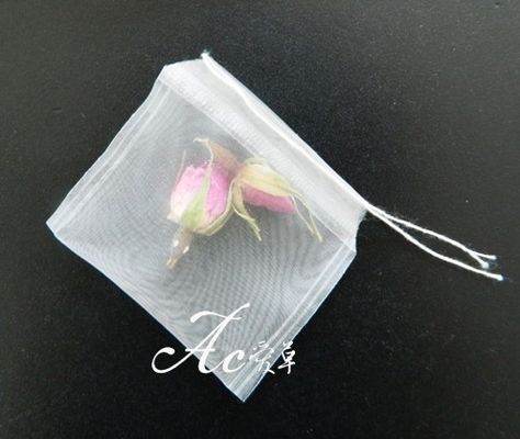 Fertigen Sie wiederverwendbare 100 der 200-Mikrometer-Nylonfilter Gewebe-Tasche für Tee besonders an