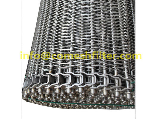Webart-Spiralen-Kühlvorrichtungs-gefrorenes Förderband des Edelstahl-304 316 ausgeglichene für den Ofen, der Gefrierschrank trocknend backt