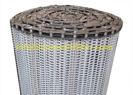 Ein guter Preis. Hohe Temperatur galvanisierte Kohlenstoffstahl-Metall Mesh Conveyor Chain Driven Belt für Ofenholztrockner Online