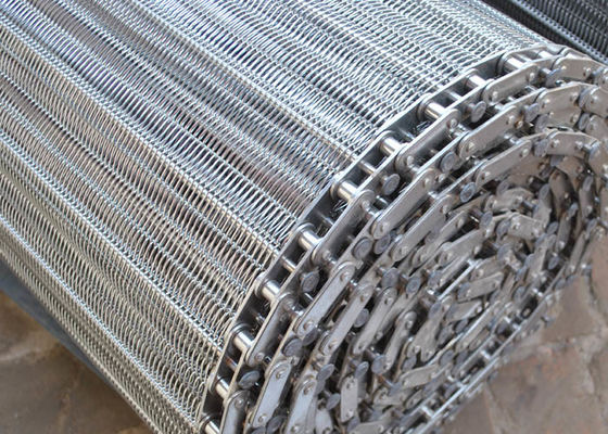 Ein guter Preis. Gewundener Draht Mesh Conveyor Belt For Metal Mesh Dryer Online