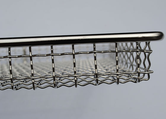60*40*2.5cm spinnen 1.5mm Metall Mesh Tray For Drying Herbs