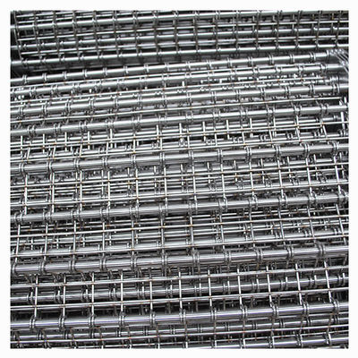 Gewundene Augen-Verbindung Mesh Conveyor Belt With Chain