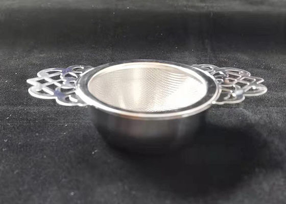 Ein guter Preis. Tropfenfänger-Schüssel-Spitze-behandelte feines Mesh Stainless Steel Tea Strainer-Extradoppeltes Online