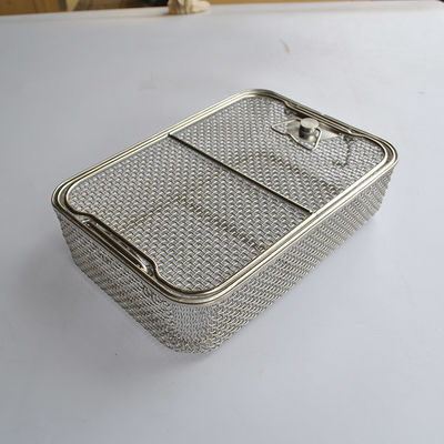 Edelstahl-Silberdraht Mesh Tray Sterilizing Corrosion Resistant