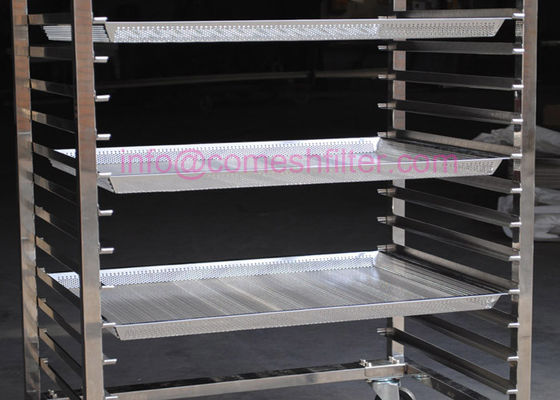 Ein guter Preis. Bäckerei Tray Rack Trolley With Wheels 20layer Ss316 Online