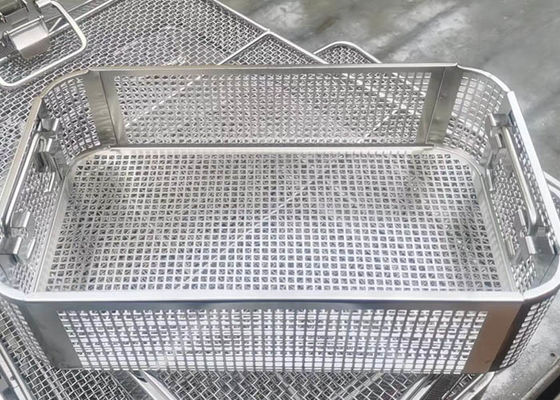 Ein guter Preis. Sterilisations-Körbe des Edelstahl-chirurgische Instrument-316L, die Behälter säubern Online