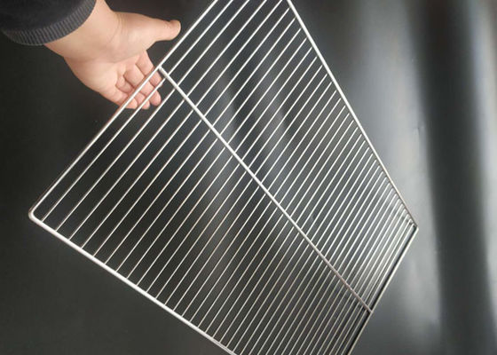 SGS führte 60x40cm Draht Mesh Cooking Tray For Oven