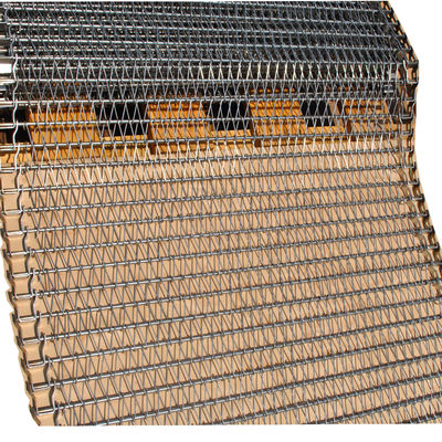 201 Widerstand-hohe Temperatur Oven Spiral Conveyor Belt