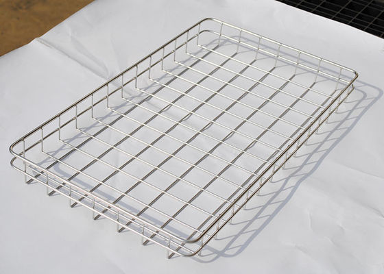 Besonders angefertigt 304 Löchern des Edelstahl-30mm verdrahten Sie Mesh Tray 60cm x 40cm