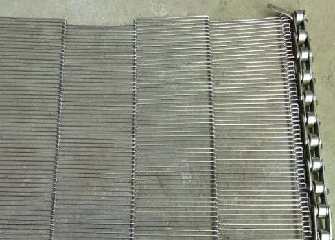 Flacher Flex Chocolate Chain Mesh Conveyor-Gurt nicht giftig