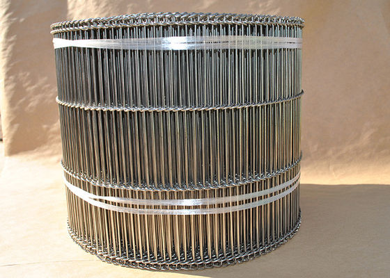 Besonders angefertigt sortieren Sie 1mm flachen Flex Wire Mesh Conveyor Belt Edelstahl