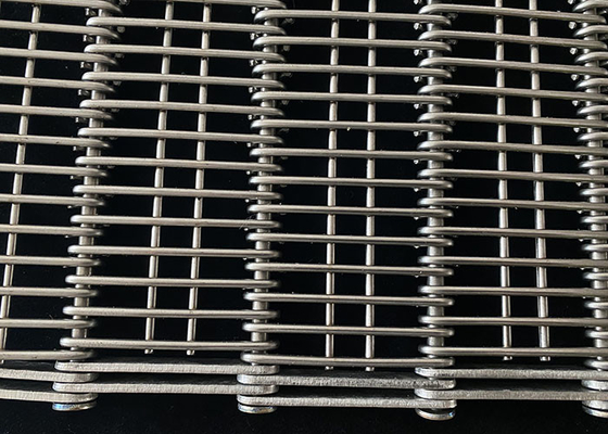 Ein guter Preis. 2.0mm rostfreie 304 Stahl-Mesh Conveyor Belt Eye Link Online